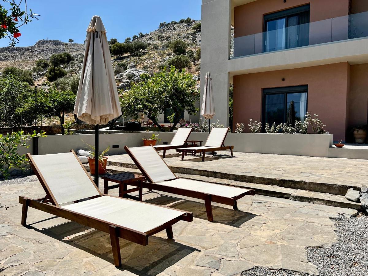 Petra Residences In Lindos Bagian luar foto